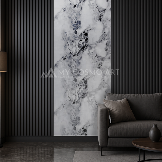 Placa PVC Duo Alb și Negru - COD 28291-I