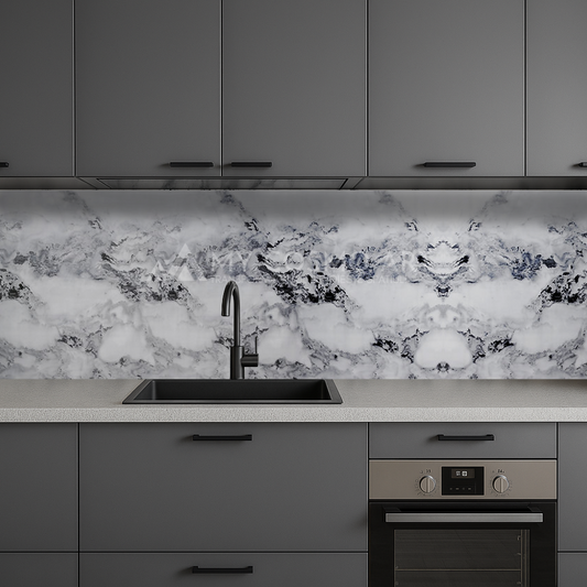 Placa PVC Duo Alb și Negru - COD 28291-I