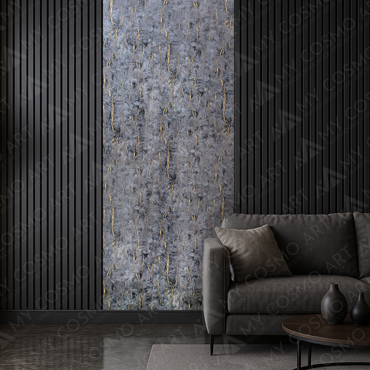 Placă PVC Mov cu Insertii Aurii COD - 1444A