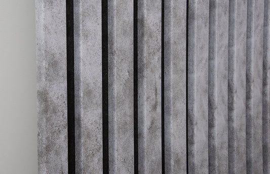 Riflaj decorativ MDF tip panou Antracit deschis - COD 8646