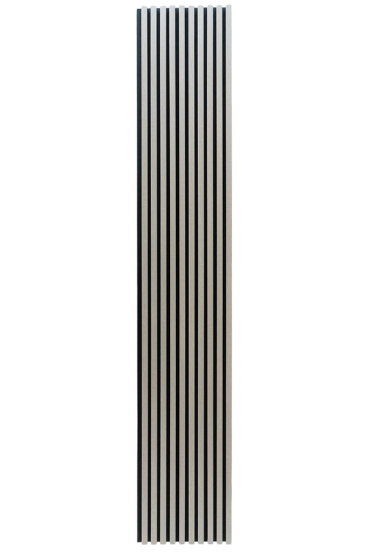 Riflaj Decorativ MDF tip panou Stejar Gri cu insertii Negre - COD 8068