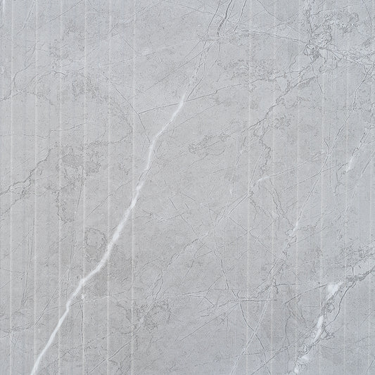 Placa PVC Gri structurata cu linii 3D - COD 0685