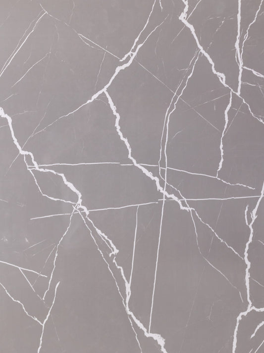 Grey With White Stripes Marble – Placa PVC GRI Cu Dungi Albe - COD 1450D