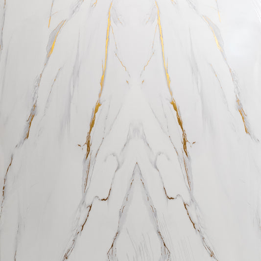 Placă PVC Aspect Marmură Aurora Gold - COD 3055