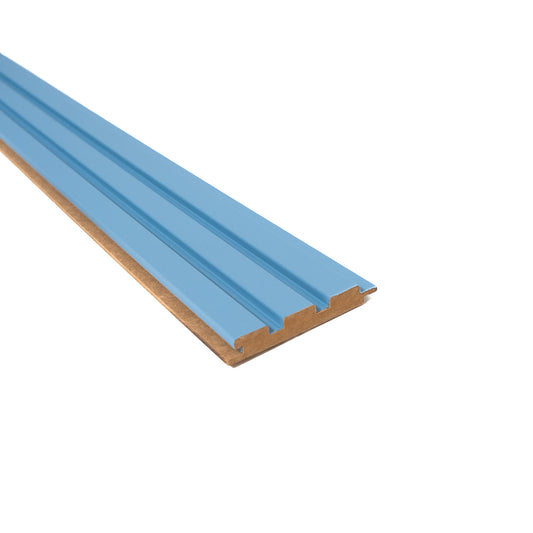 Riflaj Decorativ MDF Altin - Albastru Deschis