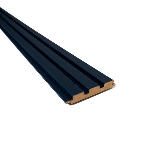 Riflaj Decorativ MDF Altin - Albastru Marin