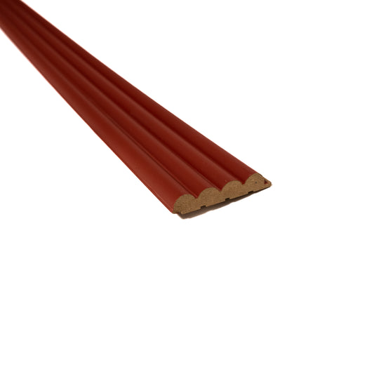 Riflaj Decorativ MDF Deniz - Rosu Caramiziu