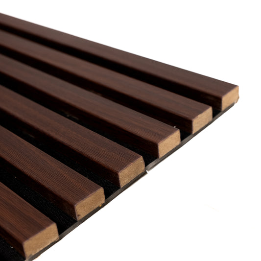 Riflaj Decorativ MDF Tip Panou Lemn Caffe