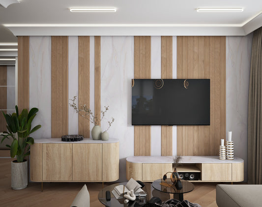 Riflaj Decorativ MDF Deniz - Lemn Natural