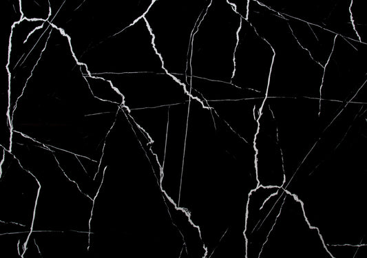 Placă PVC Aspect Marmură Neagră cu accent alb COD 1450B