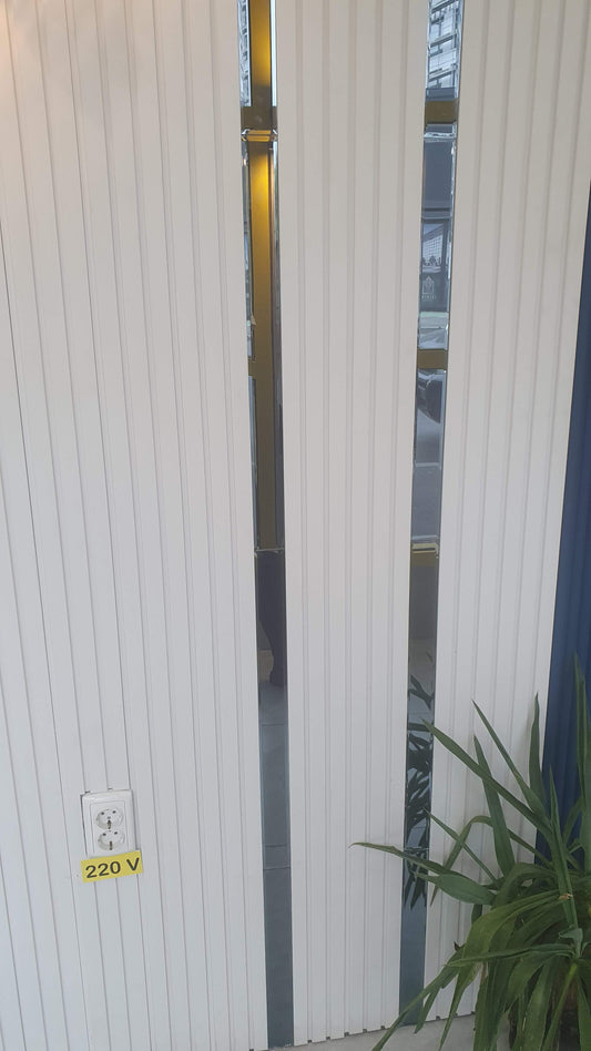 Riflaj Decorativ MDF Altin - Alb