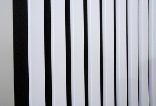 Riflaj Decorativ tip panou Alb Mat - COD 8027