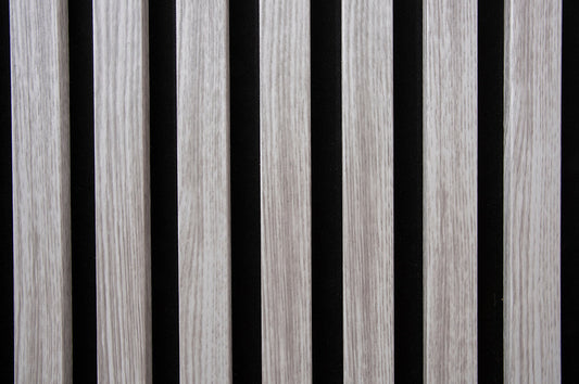 Riflaj Decorativ MDF tip panou Bej-Gri - COD 8665