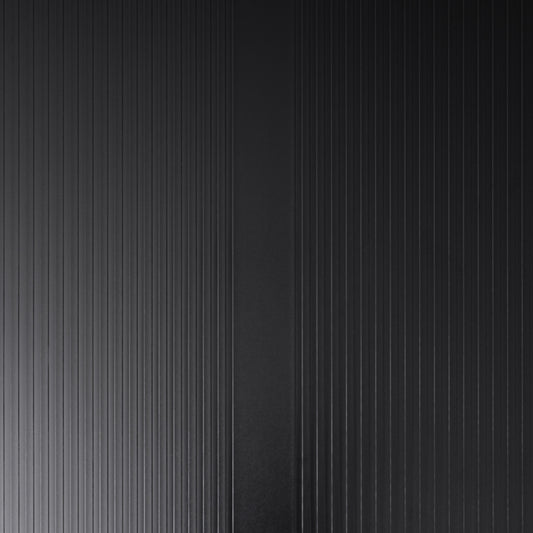 Placă PVC Neagră Structurată cu Linii 3D - COD 0705