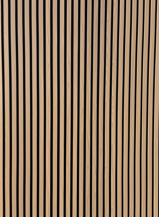 Riflaj Decorativ MDF Tip Panou Bej Deschis - 1m