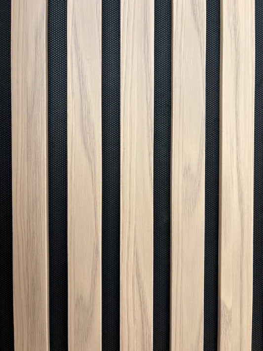 Riflaj Decorativ MDF Tip Panou Bej Deschis - 1m