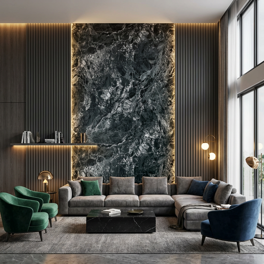 Placa PVC Marmura Green - COD 0727