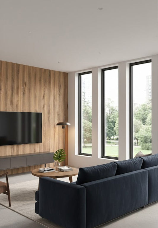 Placă PVC Aspect Lemn Natural