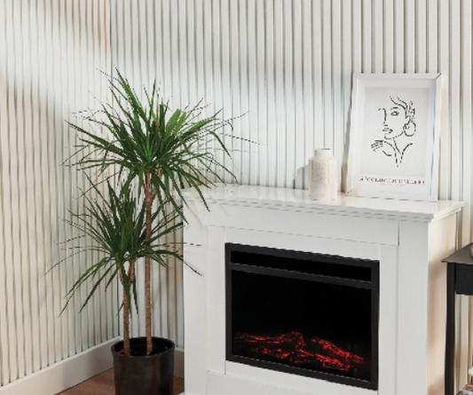 Riflaj Decorativ MDF Altin - Alb